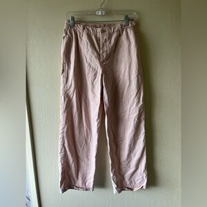 Free People Pink Straight Leg Pants